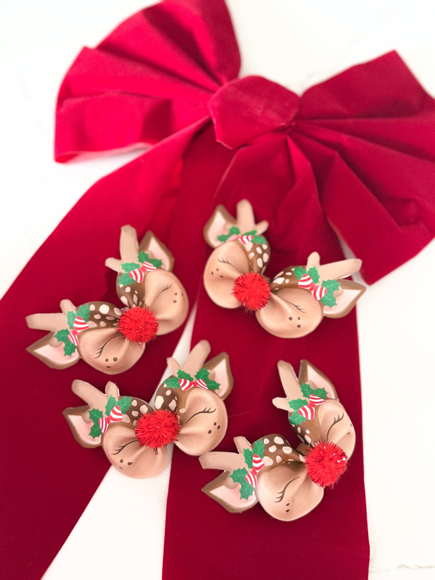 Red Nose Cutie // Lena Bow