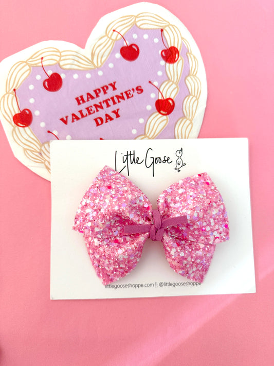 Pretty Pinks Glitter // Lena Bow