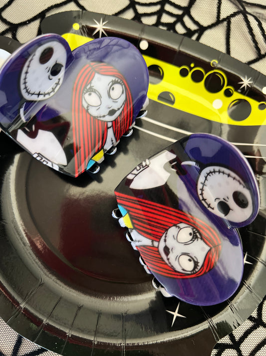 Jack & Sally Claw Clips