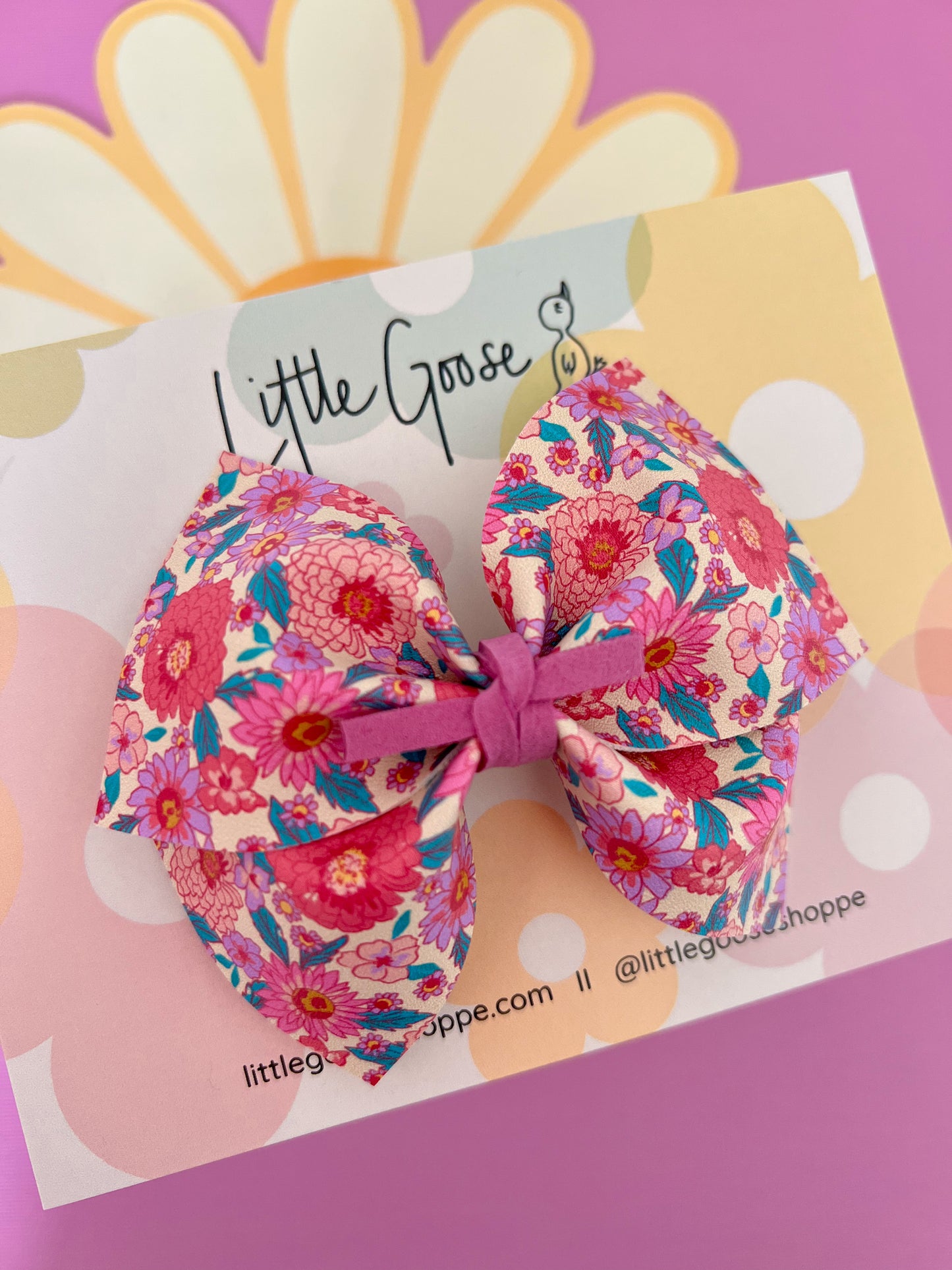 Bright Multicolor Floral // Lena Bow