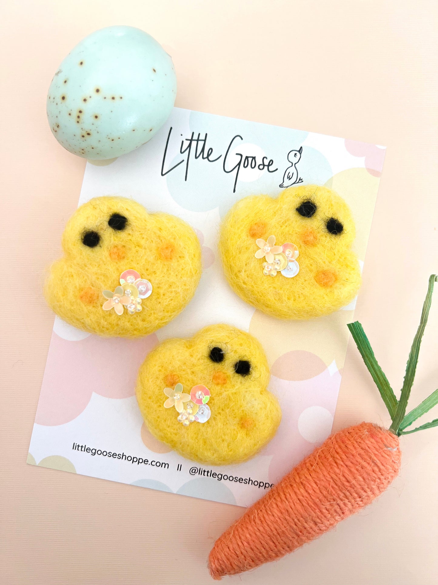 Chick Felt Clip