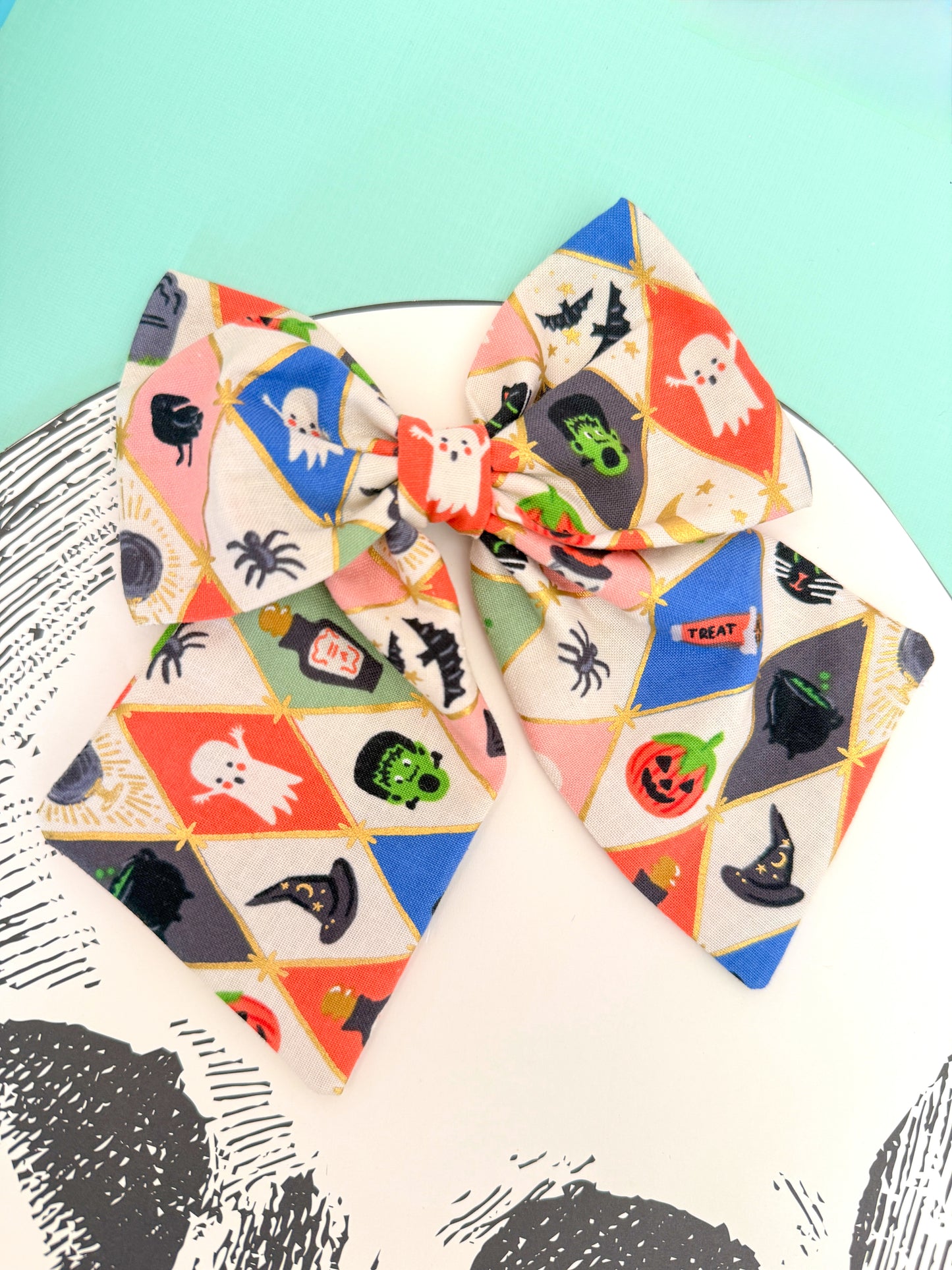 Retro Halloween // Long Tail Bow