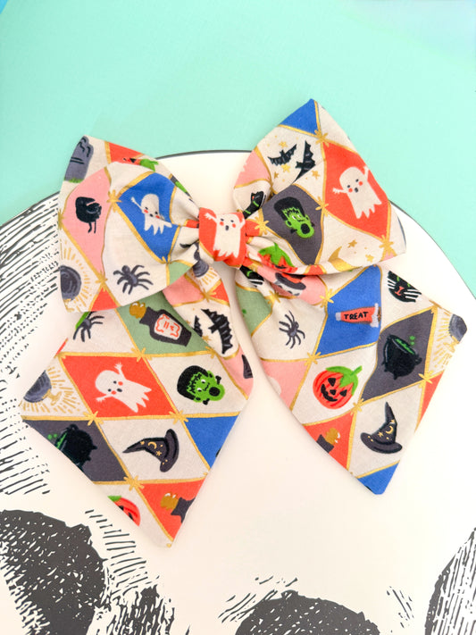 Retro Halloween // Long Tail Bow