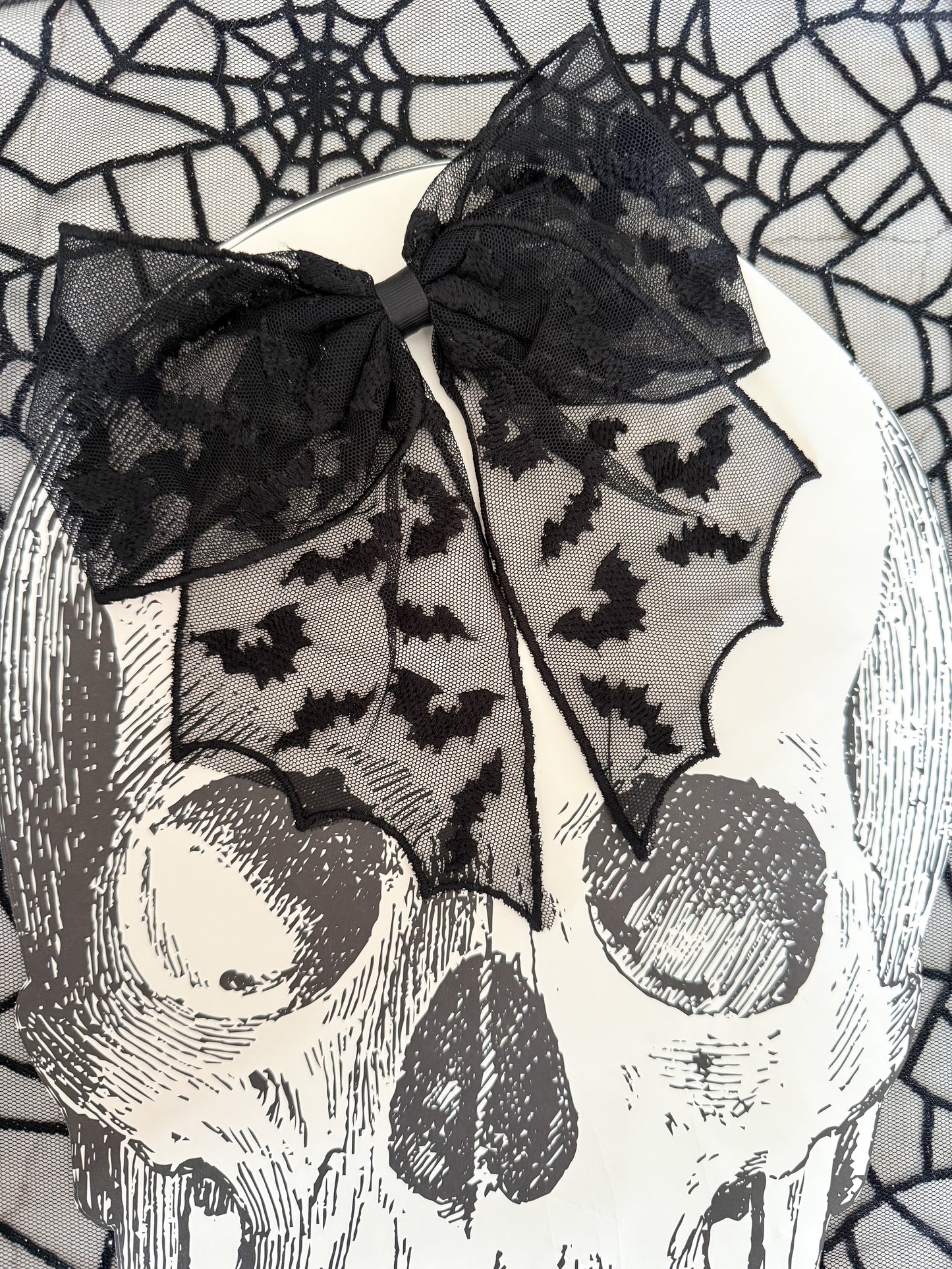 Lace Bat Bow