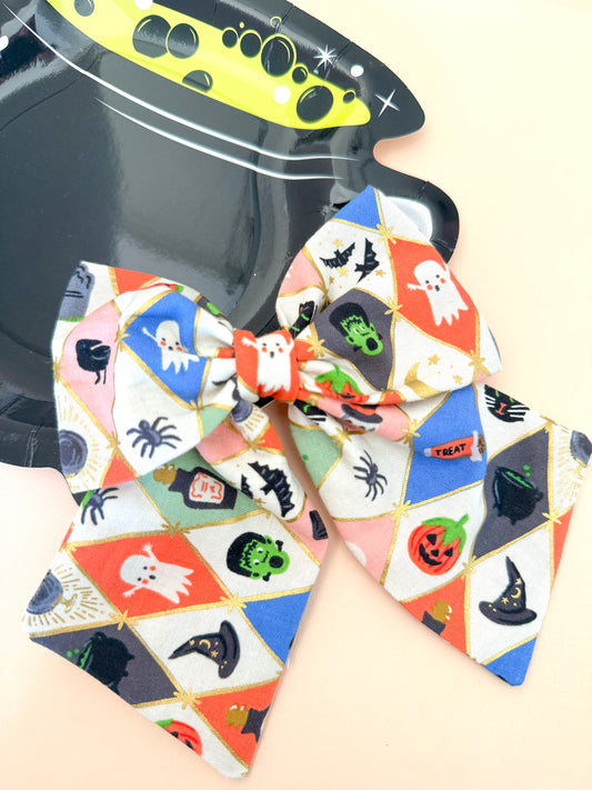 Retro Halloween // Long Tail Bow