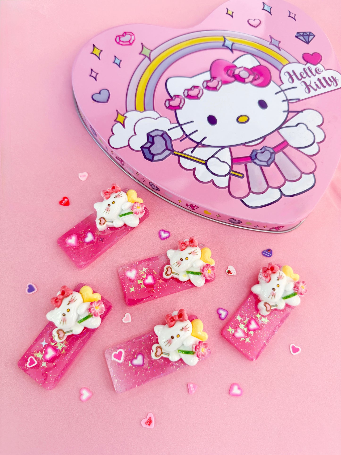 Cupid Kitty // Resin Bar Clip