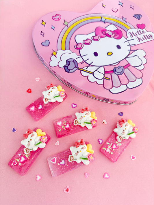 Cupid Kitty // Resin Bar Clip