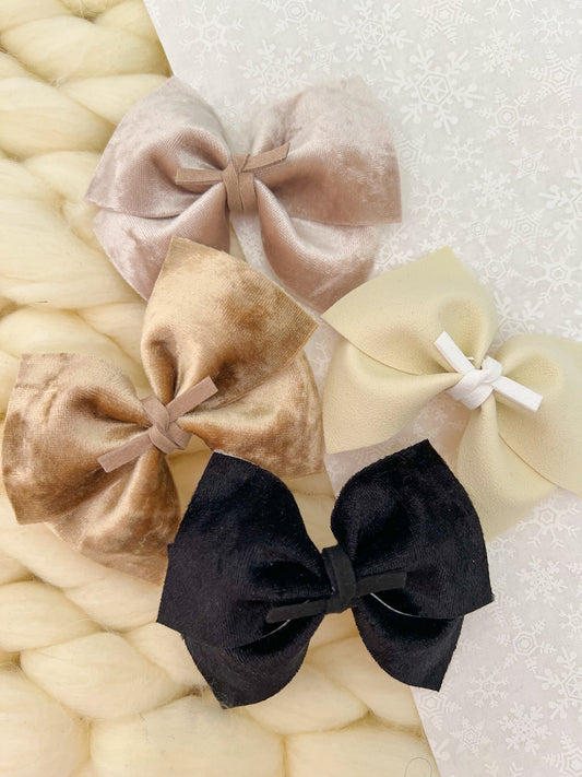 Christmas Neutral Bows // Lena Bow