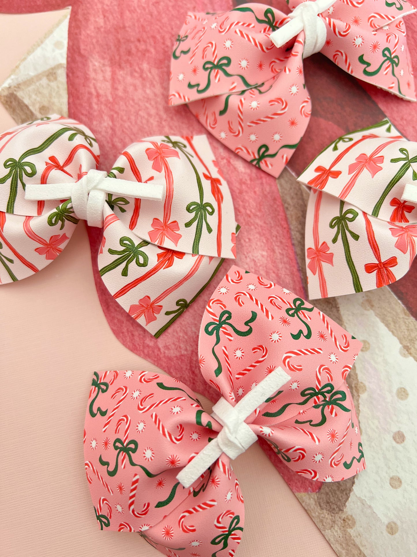 Candy Canes & Bows // Lena Bow