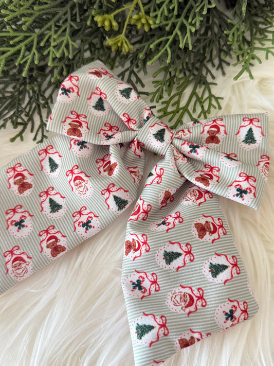 Vintage Christmas // Long Tail Bow