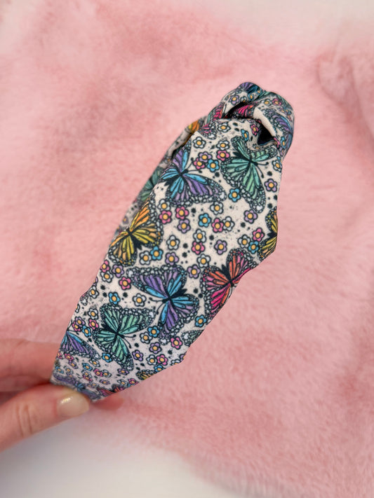 Butterflies Knotted Headband