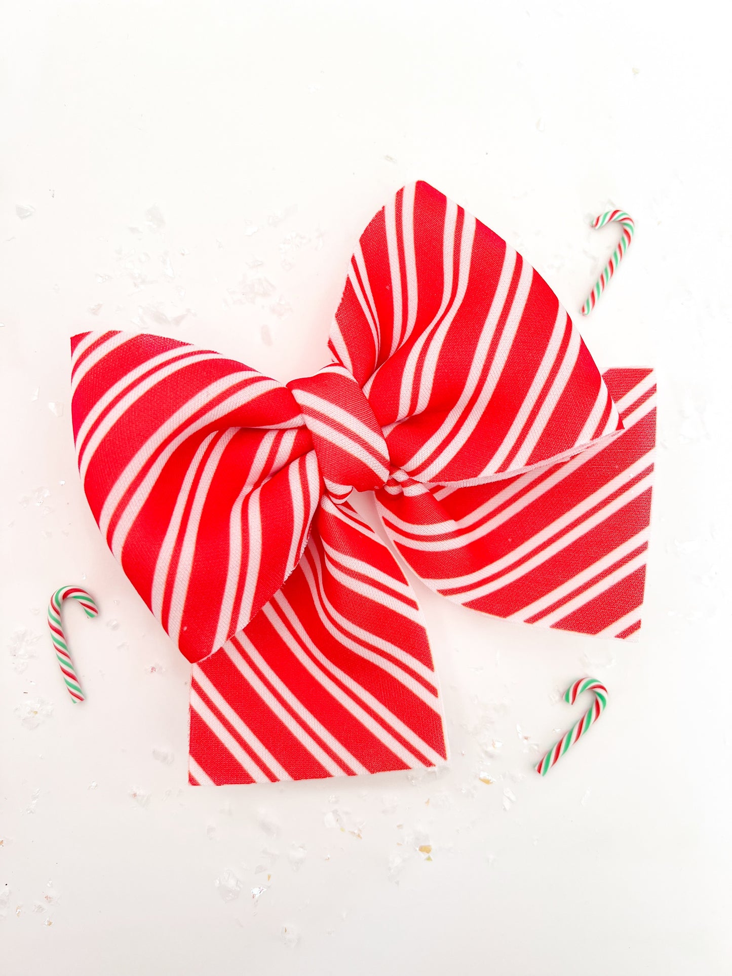 Candy Cane Bow