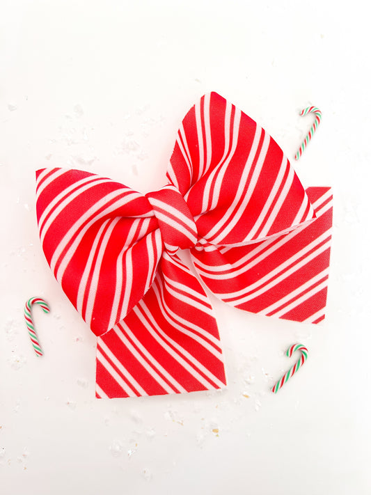 Candy Cane Bow