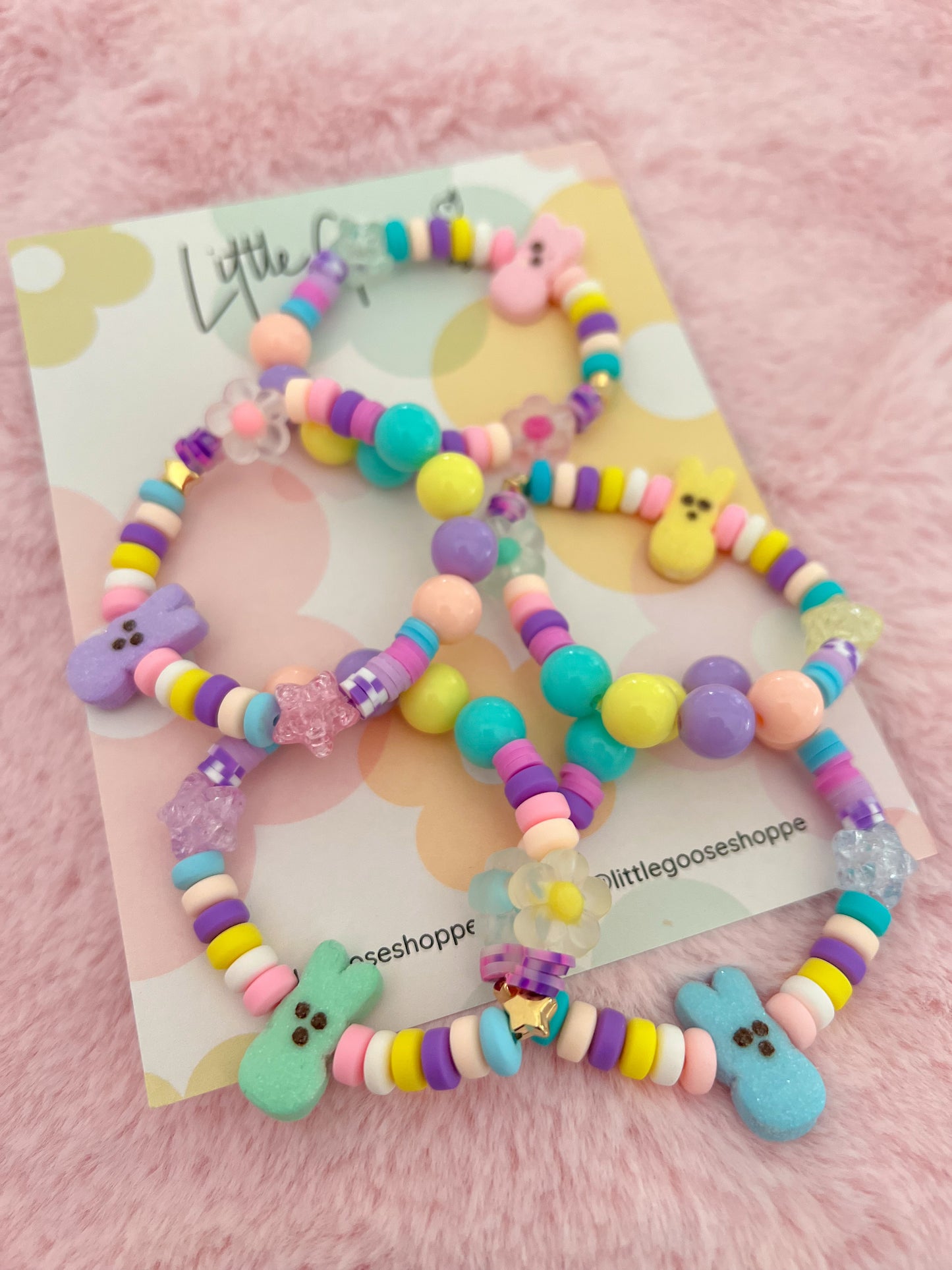 Peeps Bunny Bracelet