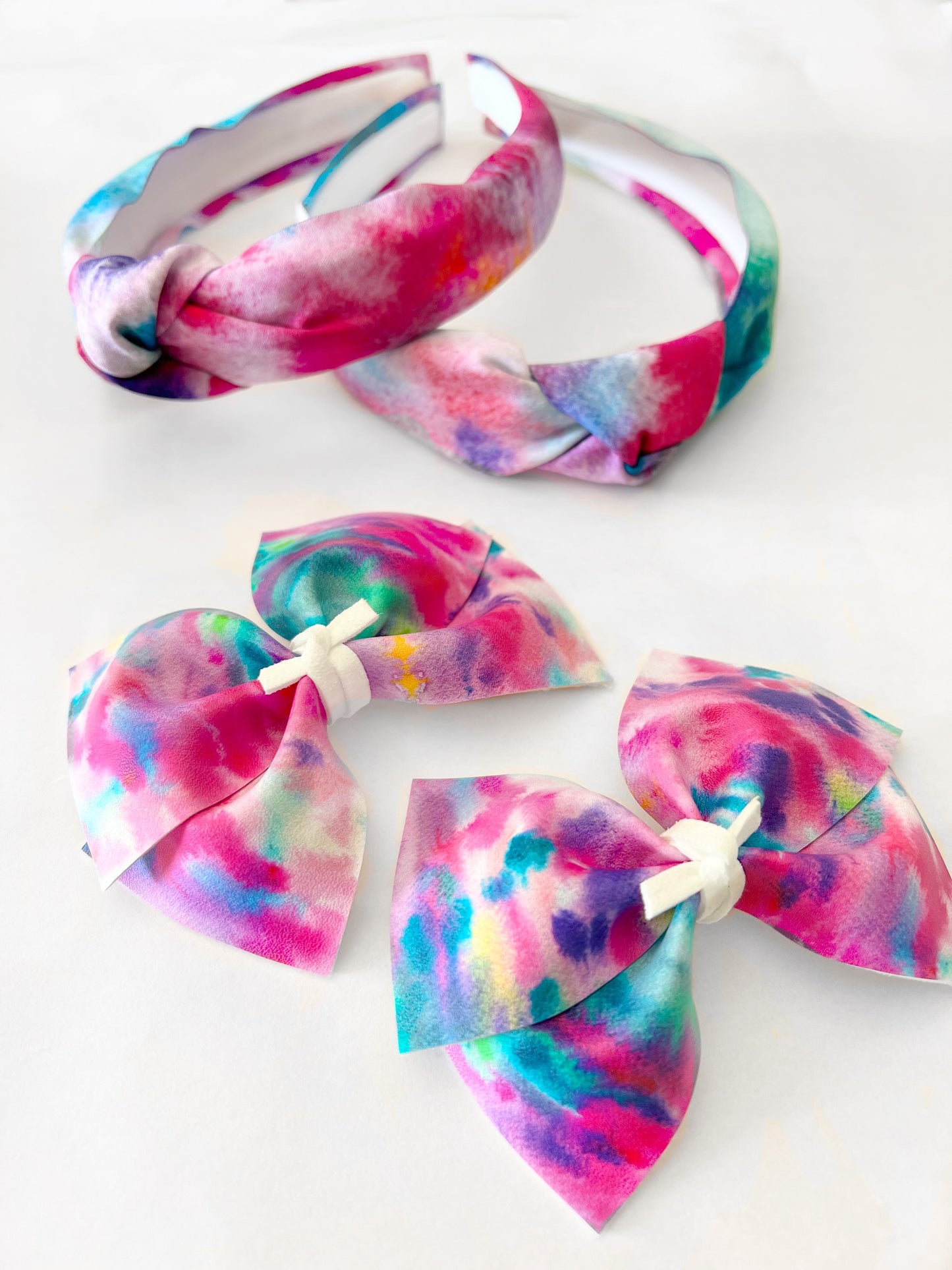 Tie Dye Knotted Headbands